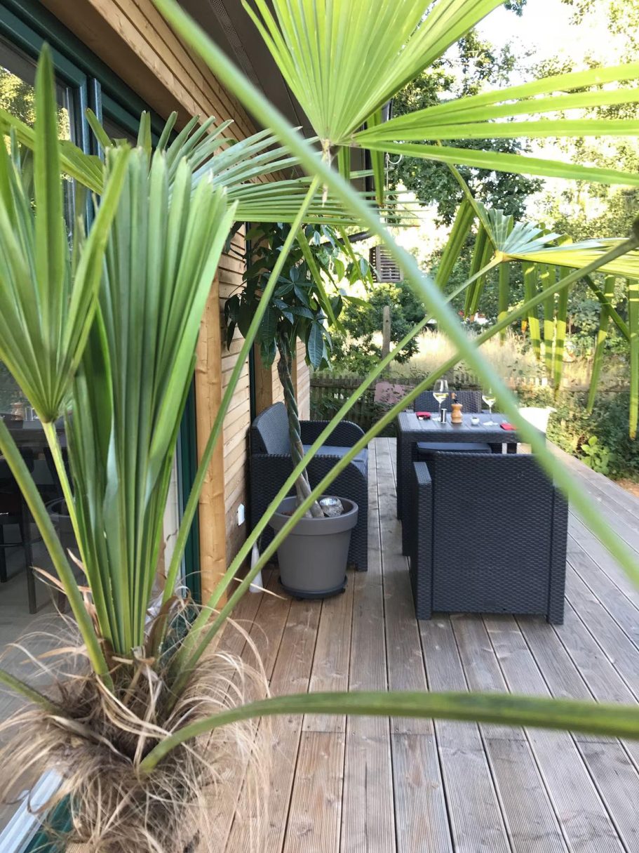 Den Abend auf der Veranda genießen